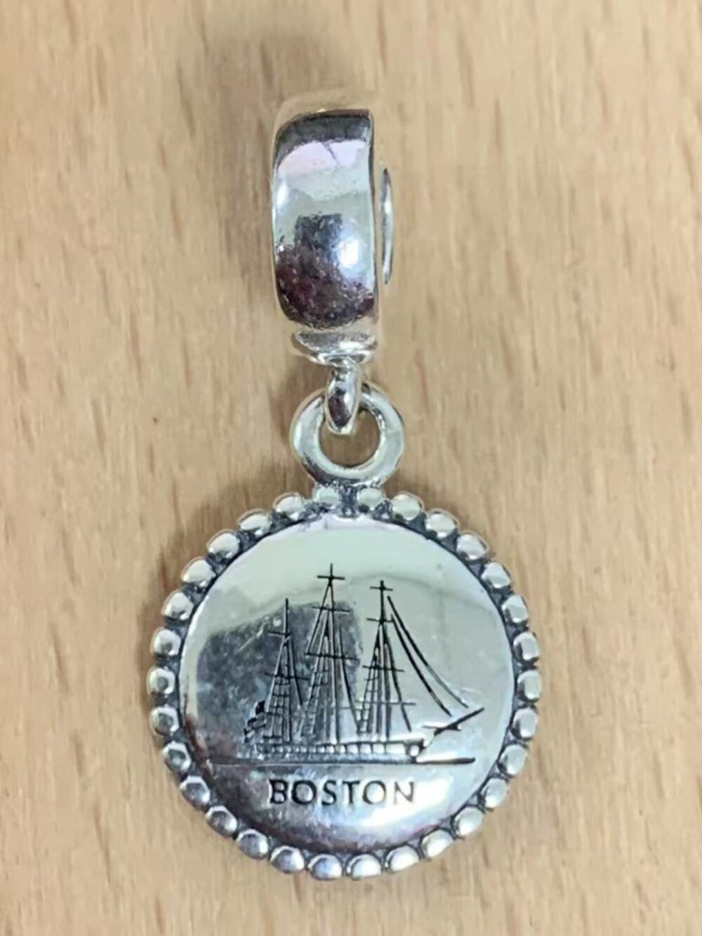 Pandora Boston Exclusive Charm, S925 Silver Jewelry Bracelets